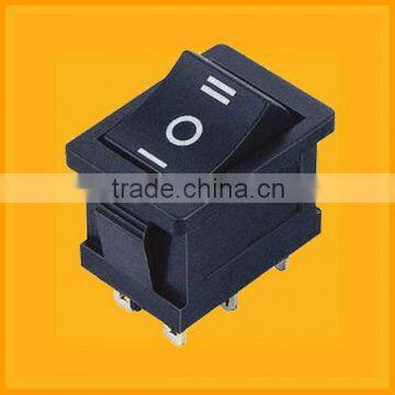 High quality temperature double push button rocker switch for electrical products with certificate 3 position switch