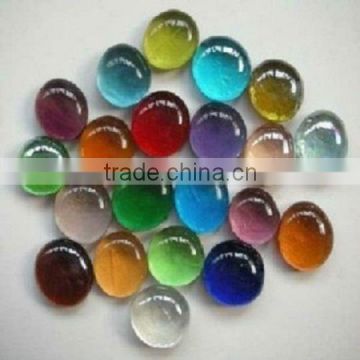 Nice flat glass marbles for home decoration