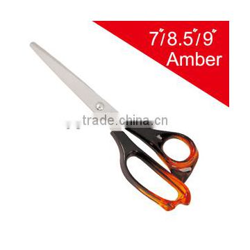 Good Quality Plastic Handle 7"/8.5"/9" Amber Scissors