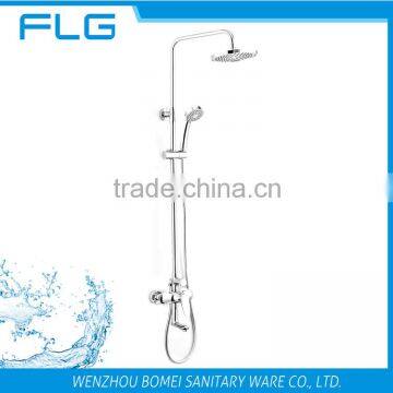 FLG2898S Lead Free Chrome Finished Cold&Hot Water Shower Faucet Set Bath Shower Set