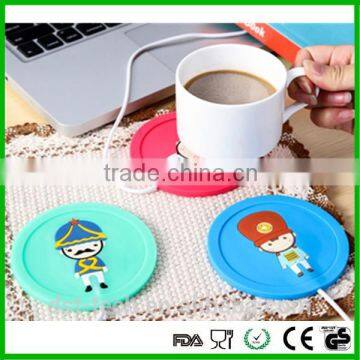 Silicone pad mat coaster with USB for home decoration