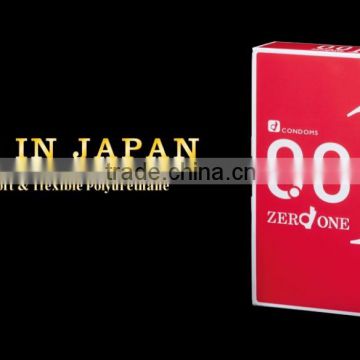 Best-selling and Safe single pack condom with Hot-selling made in Japan