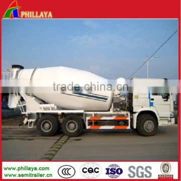 Howo 6x4 self loading Concrete mixer Truck for sale