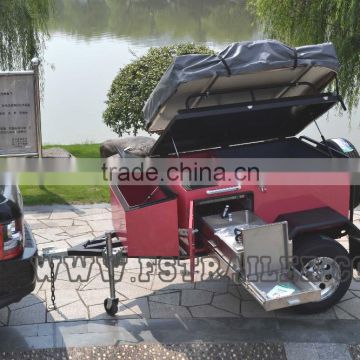 mini off-road camper trailer with independent suspension with kitchen system FS-X3
