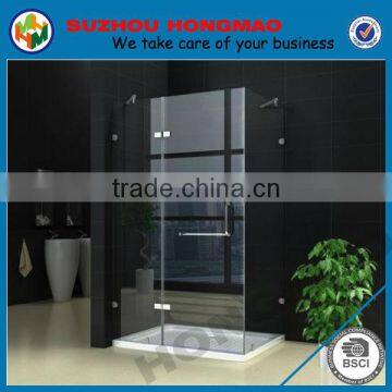 HSR02-90070 frameless shower cubicle price, custom sizes shower cubicle