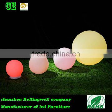 led garden decor round shape led ball light outdoor