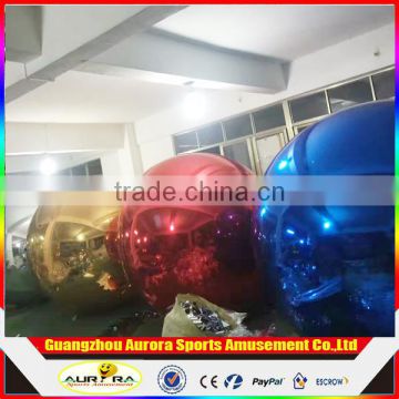 Inflatable Mirror Ball Christmas Decoration Silver Mirror Ball for sell
