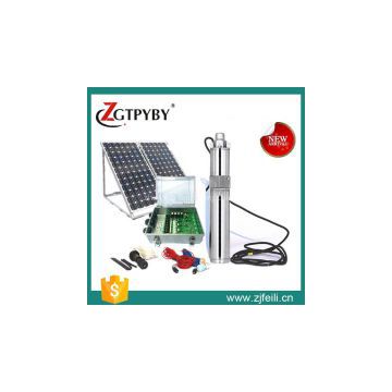 Solar water pump for well