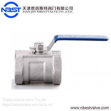 China Manufacturer 1000WOG Small Water Switch Stainless Steel 1PC Ball Valve