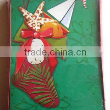 2016 new hot boxed Christmas greeting card with envelope