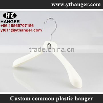 IMY-500 white plastic hangers for clothes kids hot sale