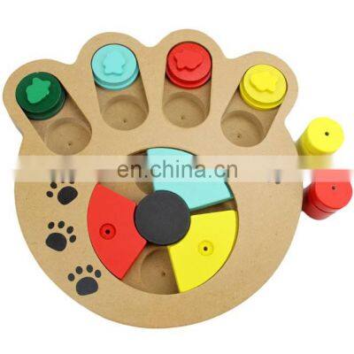 Pet Dog Puzzle Toys New Wood Interactive Feeding Multi-Functional Pet Toys