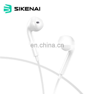 Sikenai Wired Control Headset for iphone Earphone Remote Mic Stereo Headphone For iphone XR 11 12pro