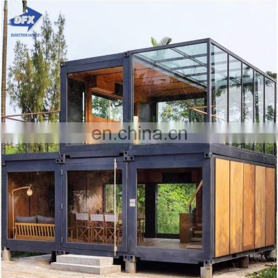 20ft 40ft modern design shipping Luxury container tiny homes prefab houses modular prefabricated building house for sale