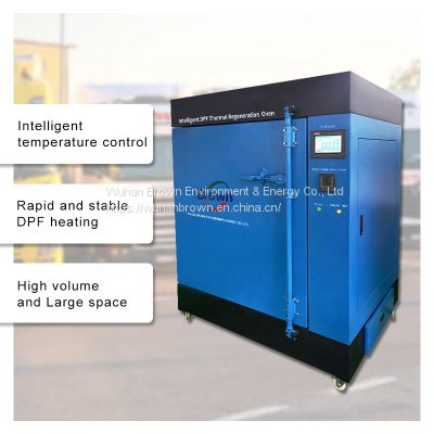 Dpf high temperature regeneration furnace DPF Testing Bench and Intelligent pneumatic air type DPF cleaning machine