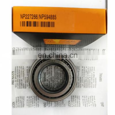 China Hot Sales Tapered Roller Bearing NP227266-NP594885 size 44.45X88.9X24.5mm NP 227266/NP 594885 Single Row Bearing
