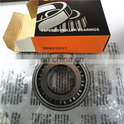 Supper New products Tapered Roller Bearing 2690-2631 size 29.367x66.421x23.812mm Single Cone & Cup Set 2690/2631 bearing in stock
