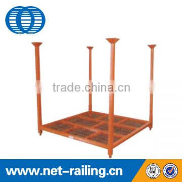 Steel stacking tire storage pallet with loading capacity 1100kgs