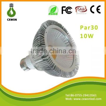 110V/230V 10W COB PAR30 LED par lamps E27/E26/B22 par 30 led mini par lights