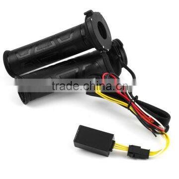 Black 7/8" motos Motorcycle handlebar Electric Hot Heated Grips Handle Handlebar Warmer manillar motocicleta