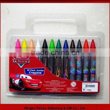 2015 12pcs colors crayon school crayon set