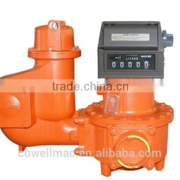 3 inch 80mm PD rotary vane chemical flow meter