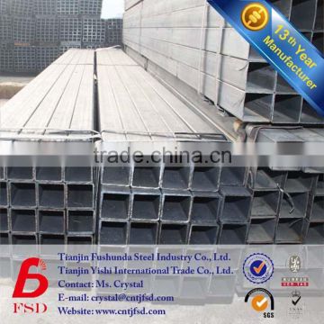 price q195 80x80 ms black steel square tube