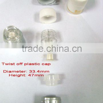 twist-off plastic cap/bottle cover