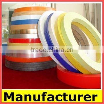 0.5mm PVC thickness wood grain colored melamine edge banding tape