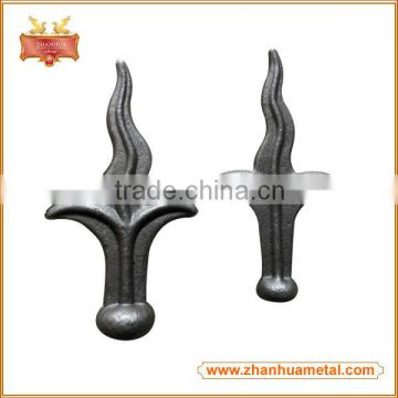 manufacturer hot sale wrought iron spearhead