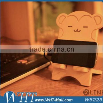 Cartoon Folding Mobile phone holder,Wood Phone Holder
