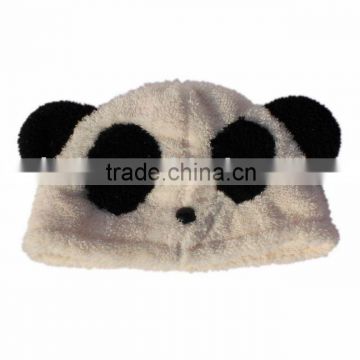panda plush hat and stuffed cap