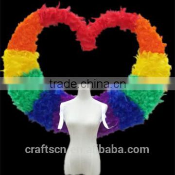 colorful fashional feather angel wings with various size and design