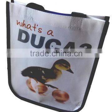 non woven lamination bag with round corner