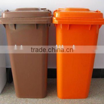 EN840.ISO9001.outdoor HDPE garbage bin with wheels and pedal