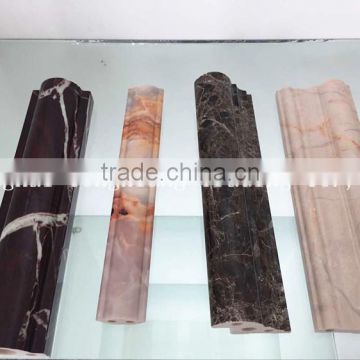 China made pvc marble profile hot product 60mm cwidth