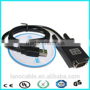 PL2303 USB rs232 converter 1.2M male rs232 to micro usb2.0