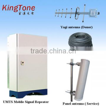 Professional Kingtone High power GSM900MHz mobile signal repeater with Antel Certificate From China Factory