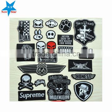 Custom directly factory price embroidery sew on patches for clothes