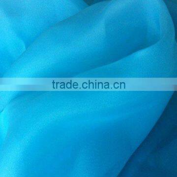 100% polyester 2080 organza textile fabric for wedding dress