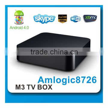 Amlogic 8726-M3 Android 4.0 IPTV player/box