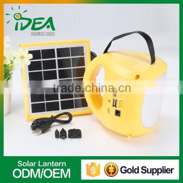 China factory low price top selling solar powered led camping light lantern with radio for africa