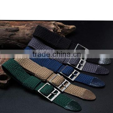 High-quality solid color perlon thick watch bands manufacturer