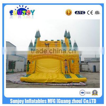 Good qulaity cheap customerized inflatable slide Castle for commercial use outdoors