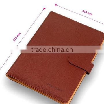 Hot Sale Leather A4 Loose Leaf Promotion Diary Notebook
