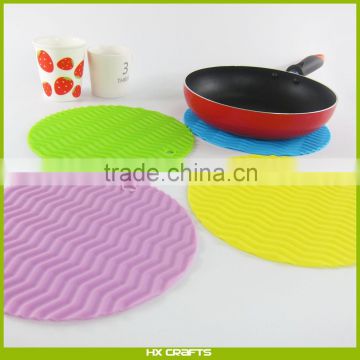 Heat Resistant Kitchen Silicone Pot Holder Durable Hot Mat Trivet Mat
