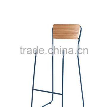 ash wood chair with powder coated legs barstool, new design chair DC9011-2