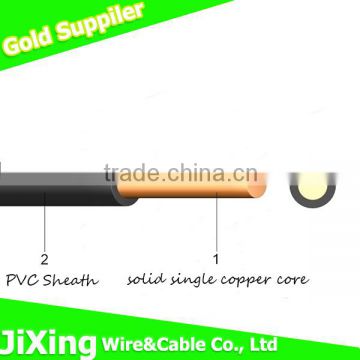 high quality Single Core PVC insulation electric wire