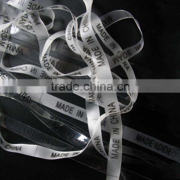 TPU fashionable lettering mobilon tape for garment accessories
