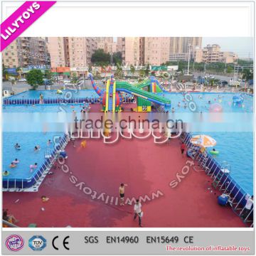Unique workmanship intex frame pool/giant pool for commercial/outdoor large pool